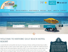 Tablet Screenshot of gulfbeachsarasota.com